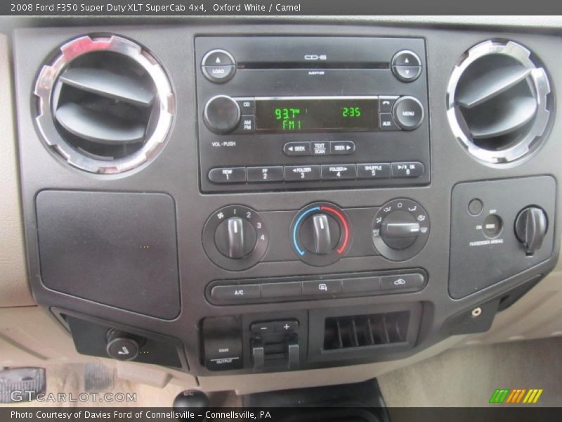 Oxford White / Camel 2008 Ford F350 Super Duty XLT SuperCab 4x4