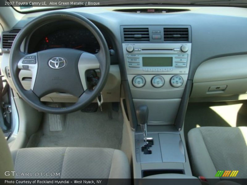 Aloe Green Metallic / Bisque 2007 Toyota Camry LE