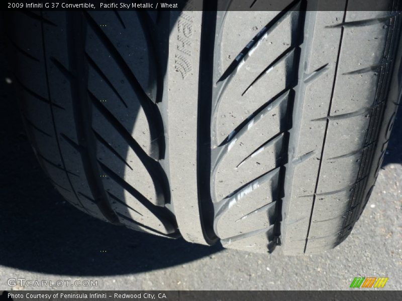 Pacific Sky Metallic / Wheat 2009 Infiniti G 37 Convertible