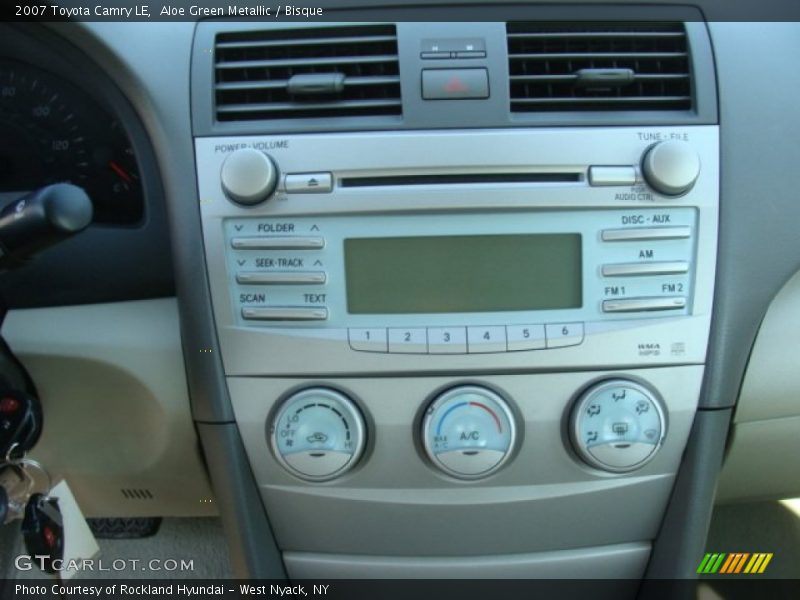 Aloe Green Metallic / Bisque 2007 Toyota Camry LE