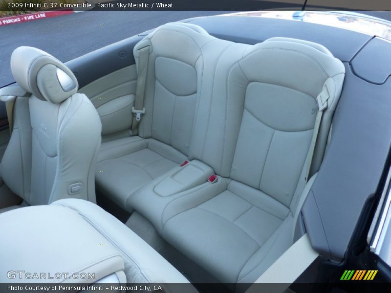 Pacific Sky Metallic / Wheat 2009 Infiniti G 37 Convertible