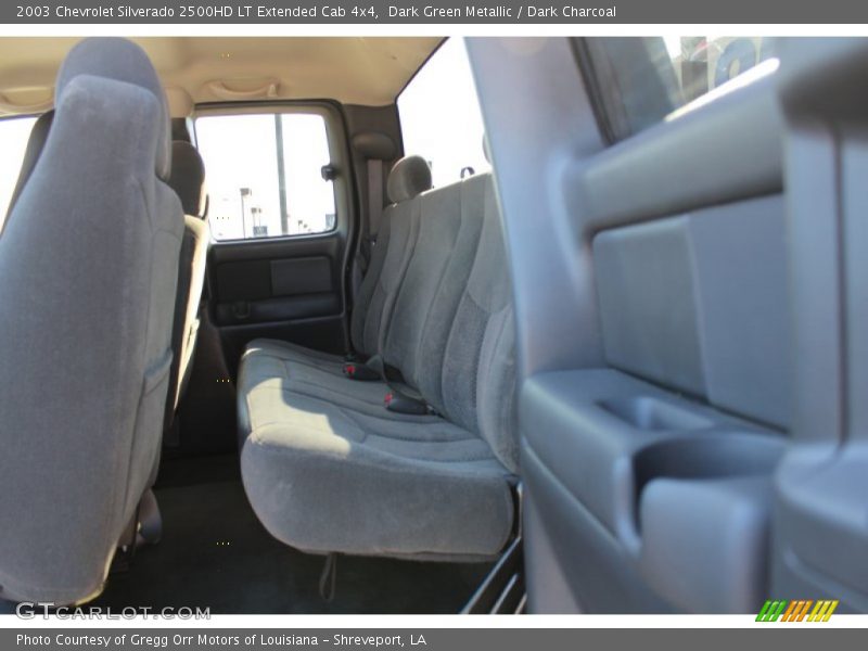 Dark Green Metallic / Dark Charcoal 2003 Chevrolet Silverado 2500HD LT Extended Cab 4x4