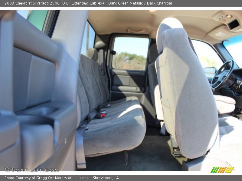 Dark Green Metallic / Dark Charcoal 2003 Chevrolet Silverado 2500HD LT Extended Cab 4x4