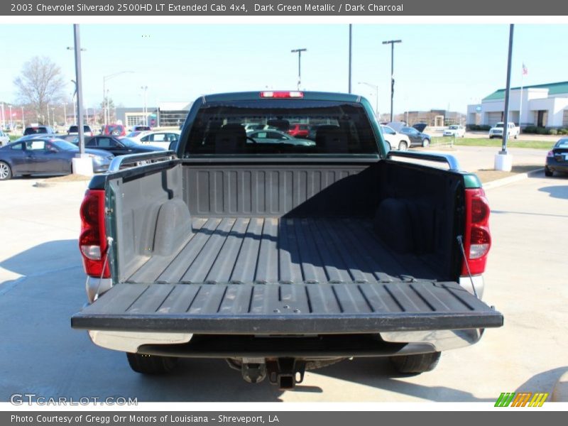Dark Green Metallic / Dark Charcoal 2003 Chevrolet Silverado 2500HD LT Extended Cab 4x4