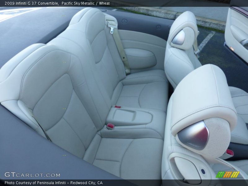 Pacific Sky Metallic / Wheat 2009 Infiniti G 37 Convertible