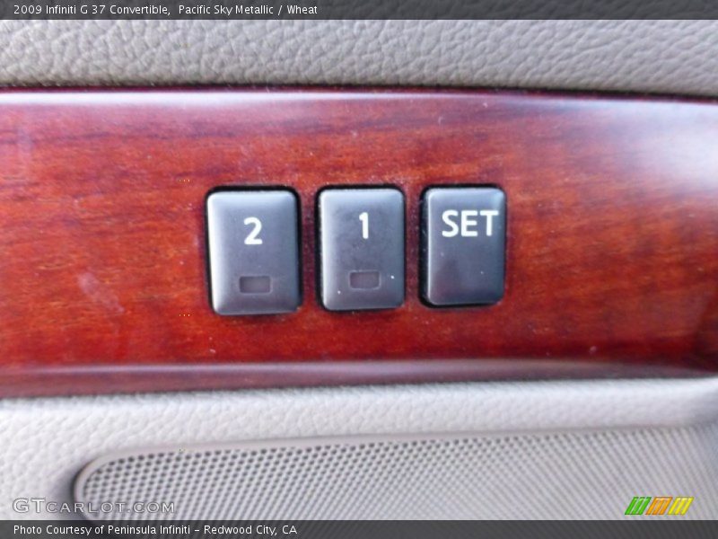 Pacific Sky Metallic / Wheat 2009 Infiniti G 37 Convertible