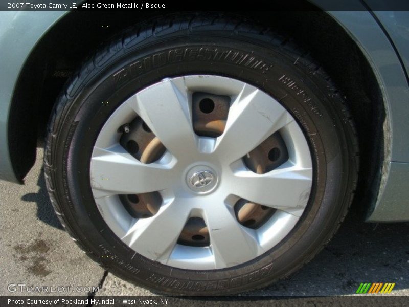 Aloe Green Metallic / Bisque 2007 Toyota Camry LE