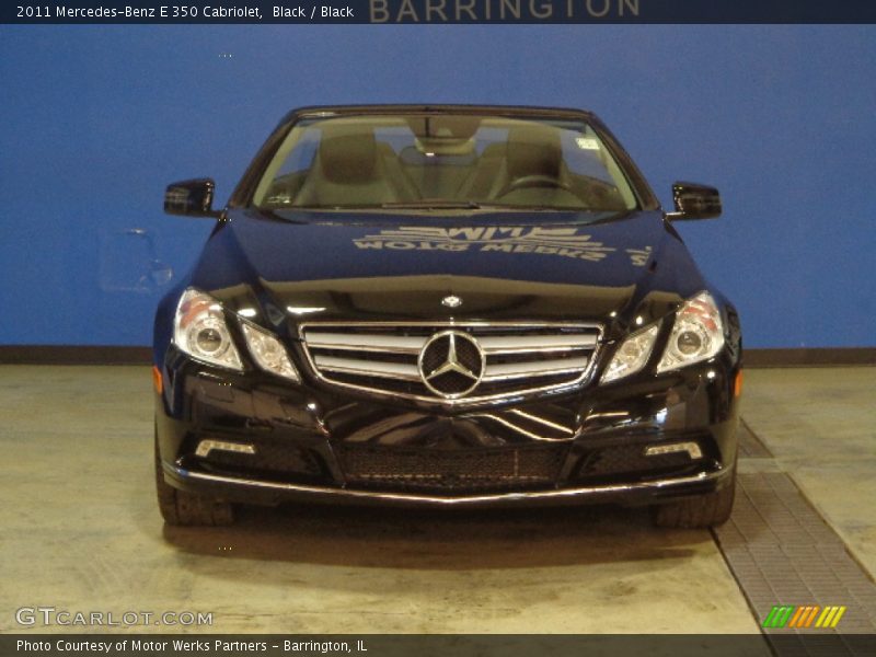Black / Black 2011 Mercedes-Benz E 350 Cabriolet