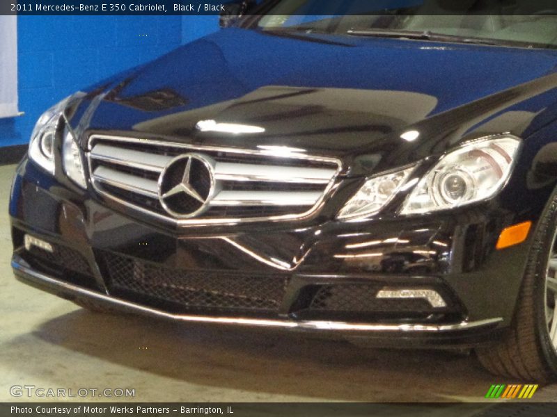 Black / Black 2011 Mercedes-Benz E 350 Cabriolet