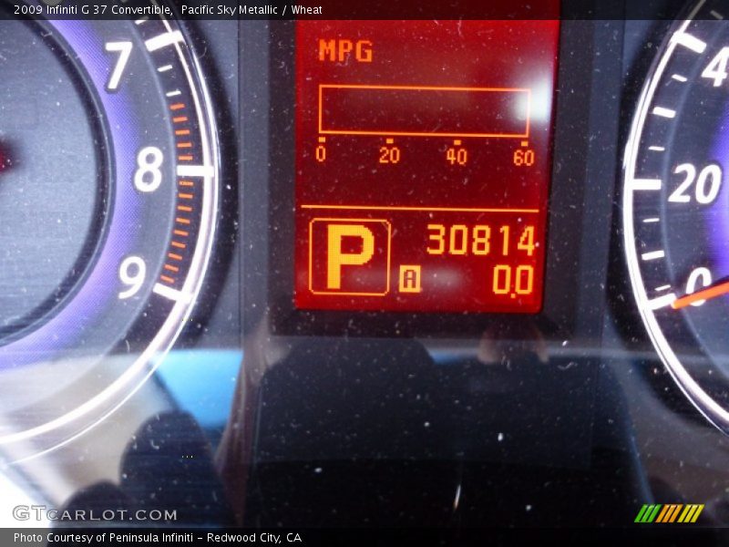 Pacific Sky Metallic / Wheat 2009 Infiniti G 37 Convertible