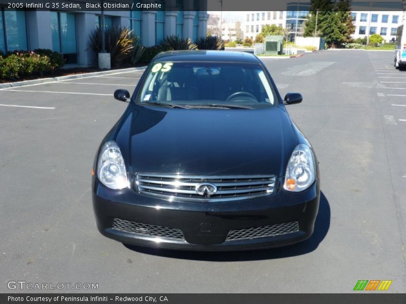 Black Obsidian / Graphite 2005 Infiniti G 35 Sedan