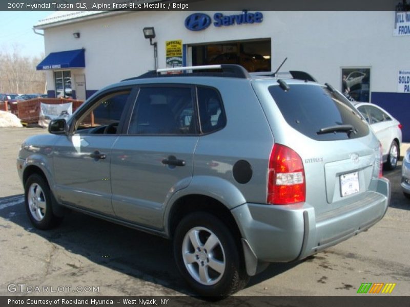  2007 Tucson GLS Alpine Frost Blue Metallic