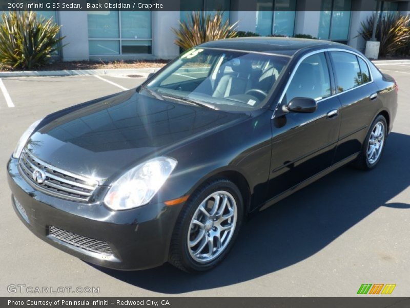 Black Obsidian / Graphite 2005 Infiniti G 35 Sedan