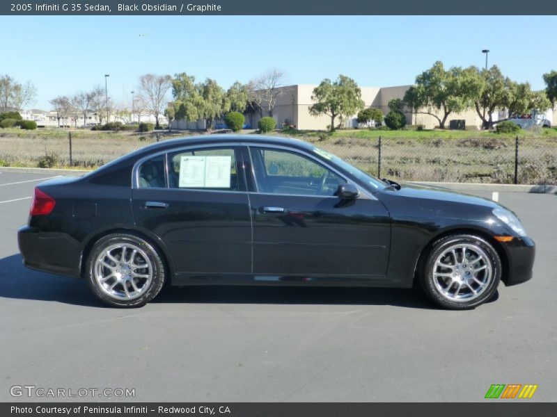 Black Obsidian / Graphite 2005 Infiniti G 35 Sedan