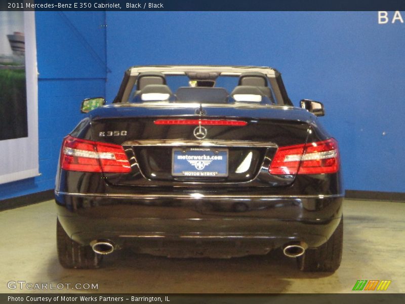 Black / Black 2011 Mercedes-Benz E 350 Cabriolet