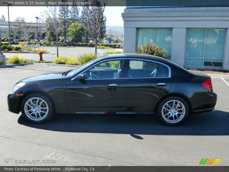 Black Obsidian / Graphite 2005 Infiniti G 35 Sedan