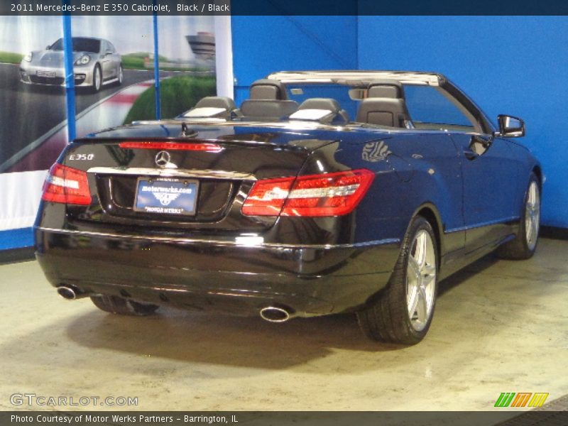 Black / Black 2011 Mercedes-Benz E 350 Cabriolet