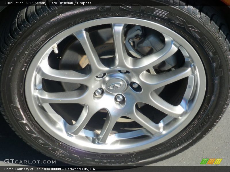 Black Obsidian / Graphite 2005 Infiniti G 35 Sedan