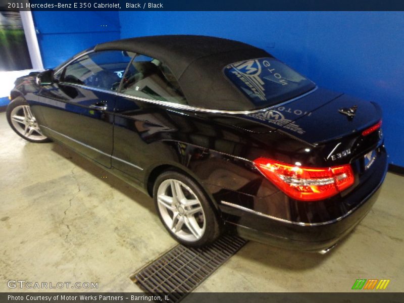 Black / Black 2011 Mercedes-Benz E 350 Cabriolet
