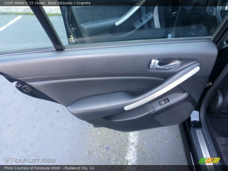 Black Obsidian / Graphite 2005 Infiniti G 35 Sedan