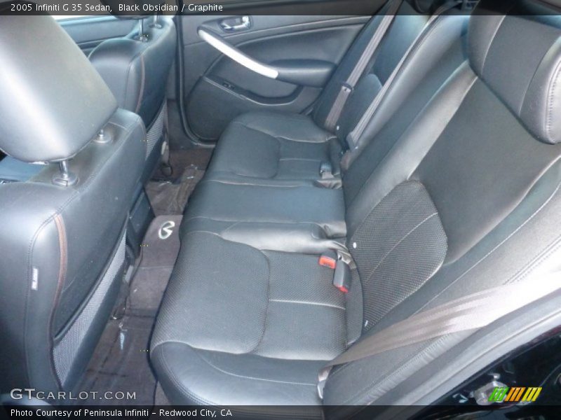 Black Obsidian / Graphite 2005 Infiniti G 35 Sedan