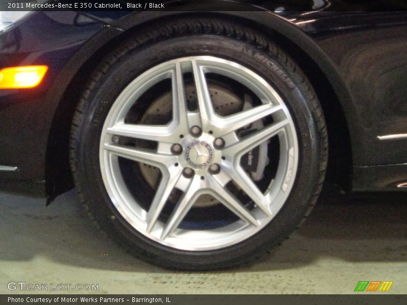 Black / Black 2011 Mercedes-Benz E 350 Cabriolet
