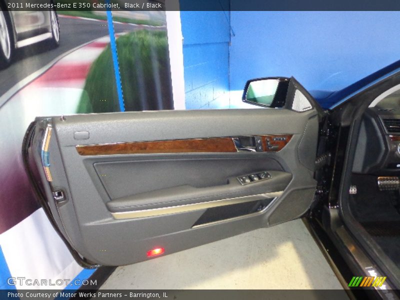 Black / Black 2011 Mercedes-Benz E 350 Cabriolet