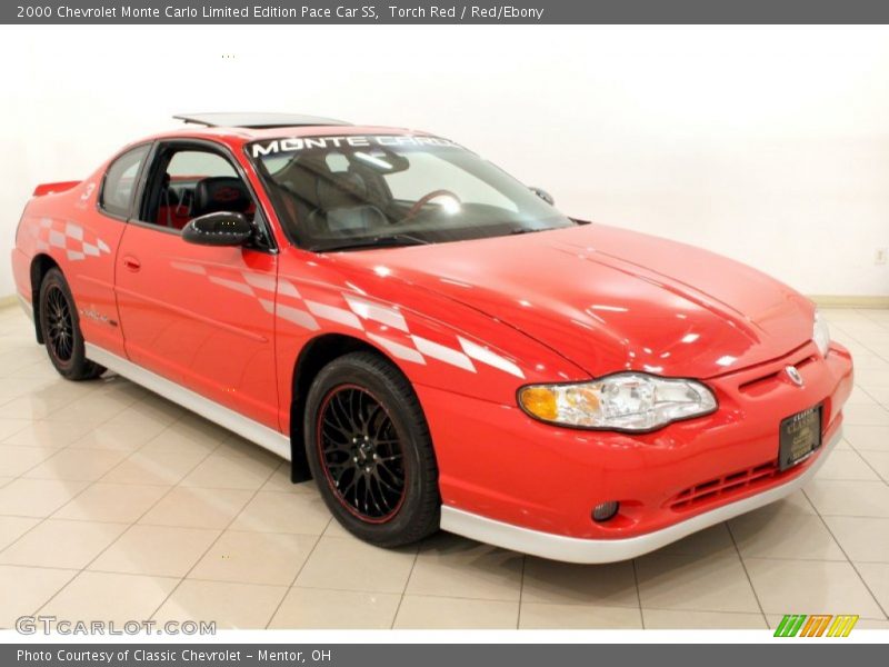 Torch Red / Red/Ebony 2000 Chevrolet Monte Carlo Limited Edition Pace Car SS