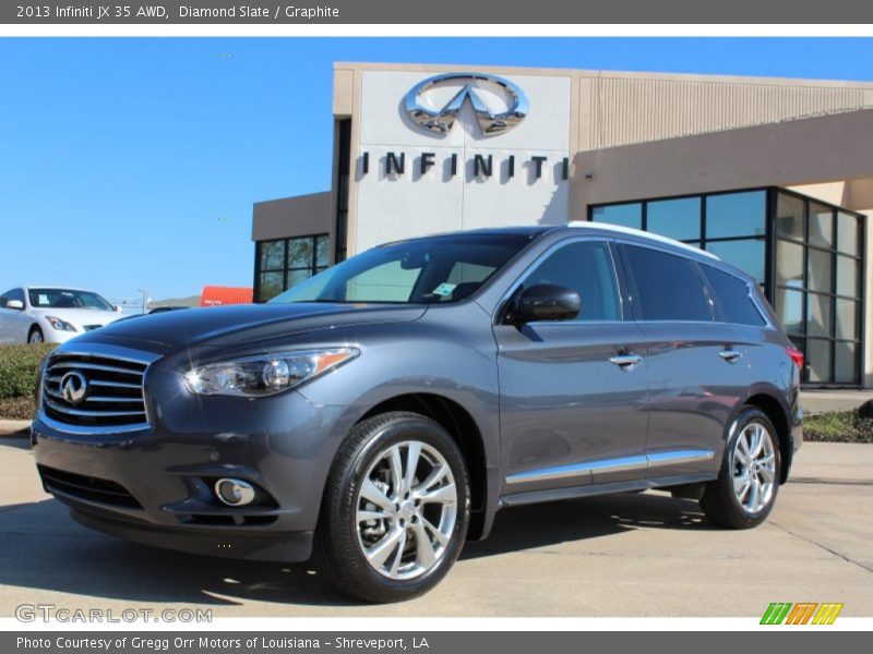 Diamond Slate / Graphite 2013 Infiniti JX 35 AWD