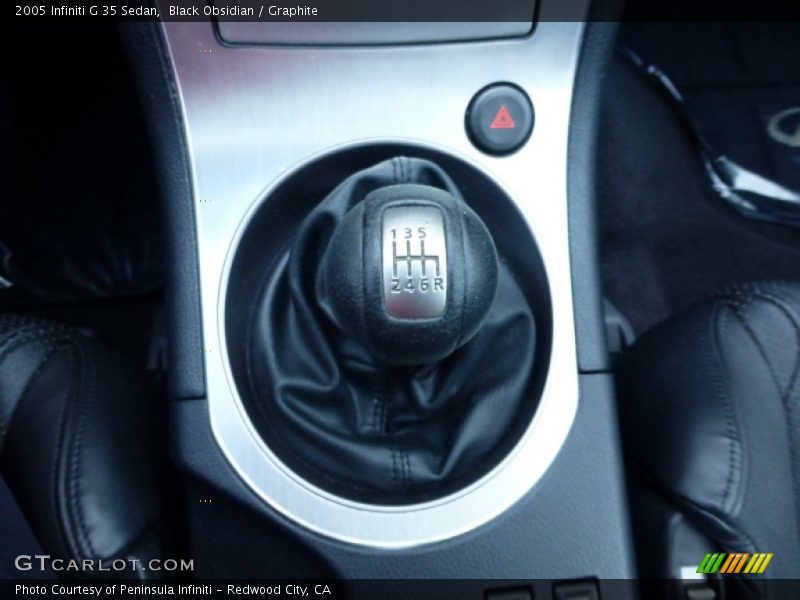Black Obsidian / Graphite 2005 Infiniti G 35 Sedan