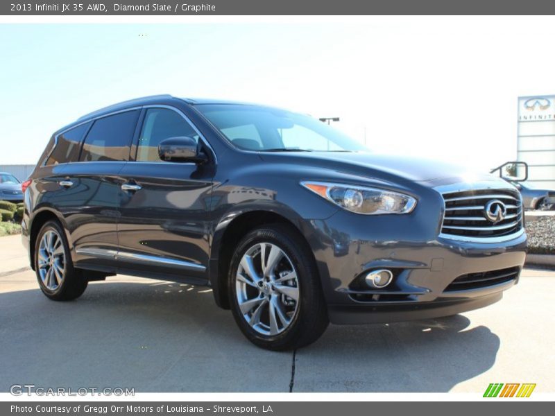Diamond Slate / Graphite 2013 Infiniti JX 35 AWD