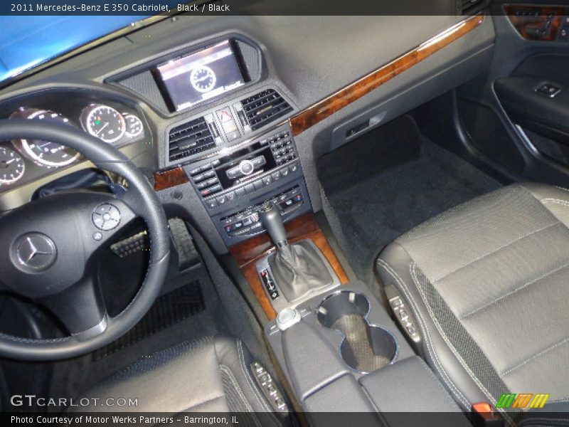 Black / Black 2011 Mercedes-Benz E 350 Cabriolet