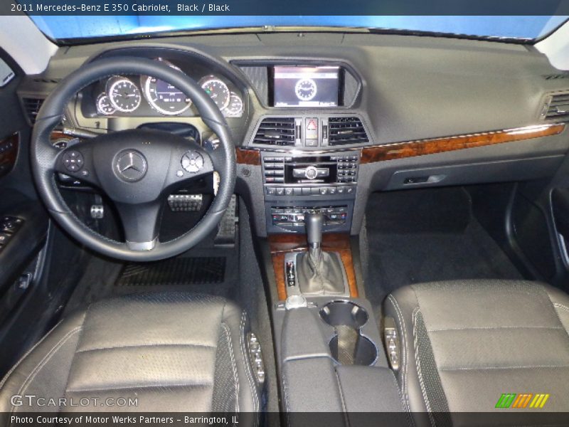 Black / Black 2011 Mercedes-Benz E 350 Cabriolet