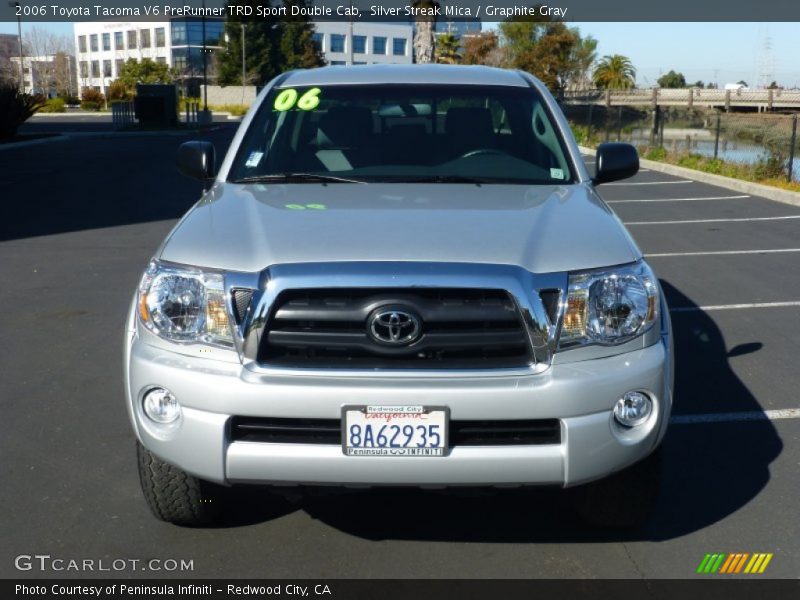 Silver Streak Mica / Graphite Gray 2006 Toyota Tacoma V6 PreRunner TRD Sport Double Cab