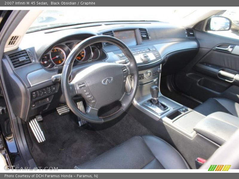 Black Obsidian / Graphite 2007 Infiniti M 45 Sedan