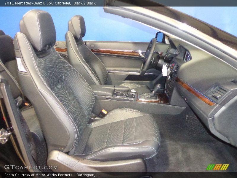 Black / Black 2011 Mercedes-Benz E 350 Cabriolet