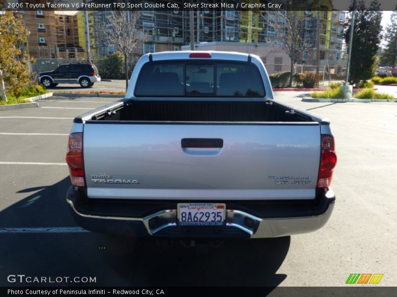 Silver Streak Mica / Graphite Gray 2006 Toyota Tacoma V6 PreRunner TRD Sport Double Cab