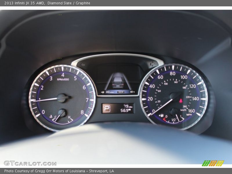 Diamond Slate / Graphite 2013 Infiniti JX 35 AWD