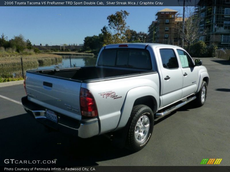 Silver Streak Mica / Graphite Gray 2006 Toyota Tacoma V6 PreRunner TRD Sport Double Cab
