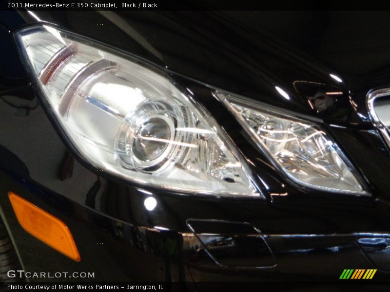 Black / Black 2011 Mercedes-Benz E 350 Cabriolet