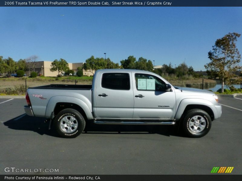 Silver Streak Mica / Graphite Gray 2006 Toyota Tacoma V6 PreRunner TRD Sport Double Cab