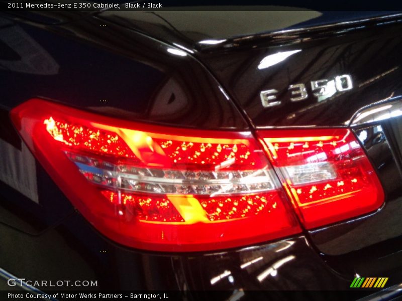 Black / Black 2011 Mercedes-Benz E 350 Cabriolet
