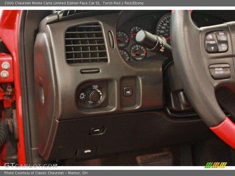 Controls of 2000 Monte Carlo Limited Edition Pace Car SS