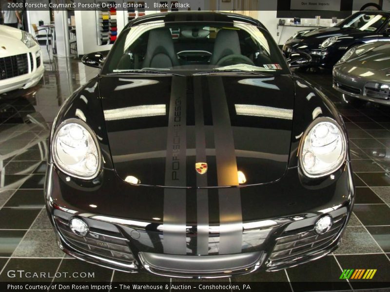 Black / Black 2008 Porsche Cayman S Porsche Design Edition 1