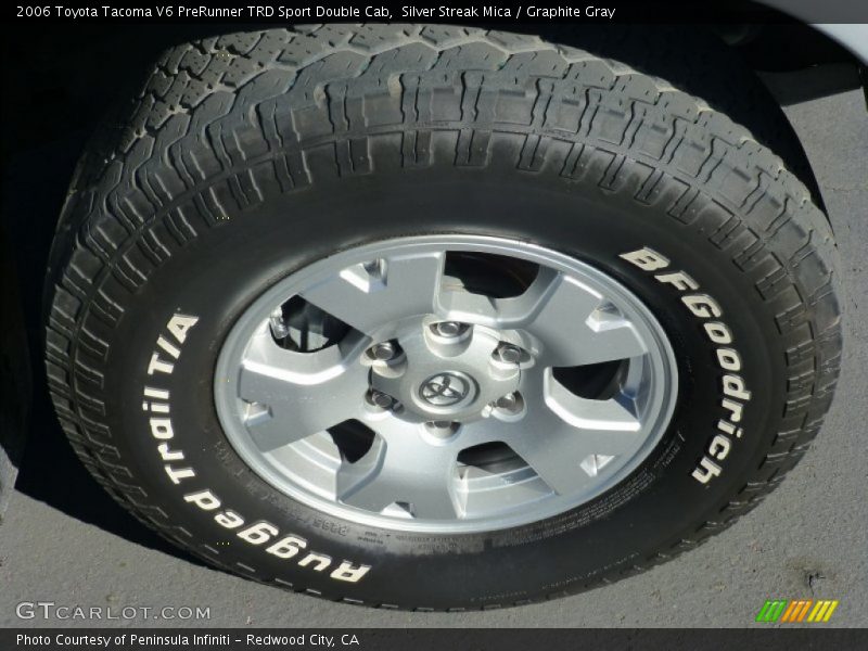Silver Streak Mica / Graphite Gray 2006 Toyota Tacoma V6 PreRunner TRD Sport Double Cab