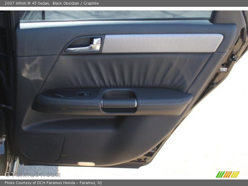 Black Obsidian / Graphite 2007 Infiniti M 45 Sedan