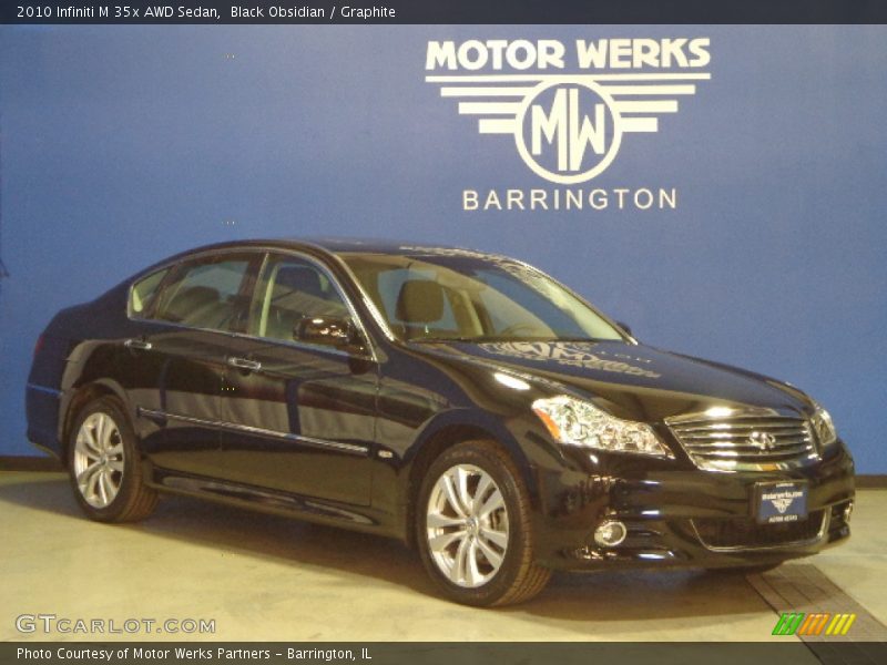 Black Obsidian / Graphite 2010 Infiniti M 35x AWD Sedan