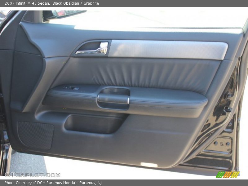 Black Obsidian / Graphite 2007 Infiniti M 45 Sedan