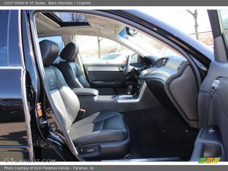 Black Obsidian / Graphite 2007 Infiniti M 45 Sedan