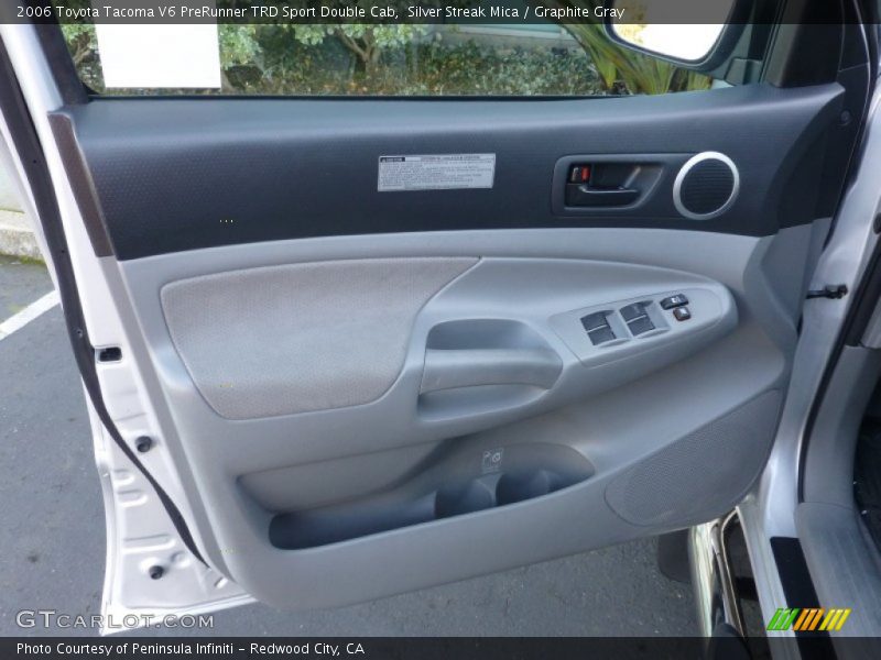Silver Streak Mica / Graphite Gray 2006 Toyota Tacoma V6 PreRunner TRD Sport Double Cab